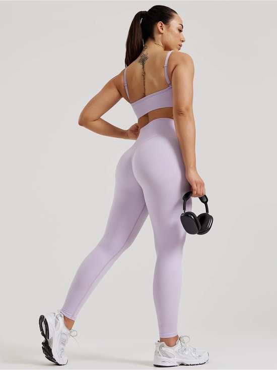 Womens Best Pants - Women’s Best Motion Seamless Regular Length Leggings, Cool Lilac, Medium